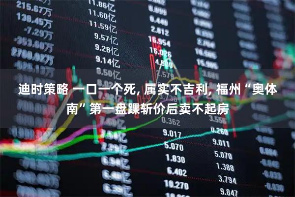 迪时策略 一口一个死, 属实不吉利, 福州“奥体南”第一盘踝斩价后卖不起房