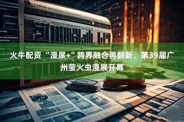火牛配资 “漫展+”跨界融合再翻新，第39届广州萤火虫漫展开幕